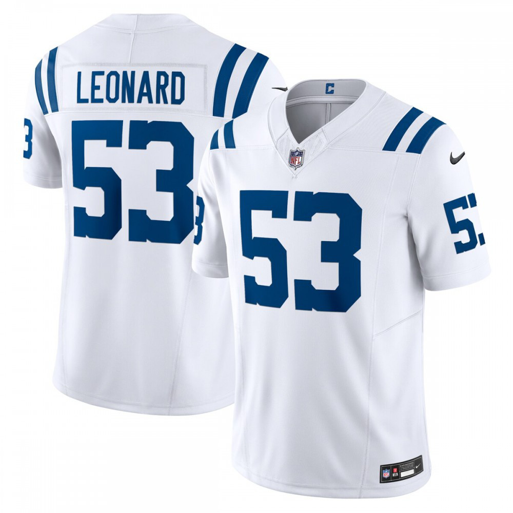 Shaquille Leonard Indianapolis Colts Nike Vapor F.U.S.E. Limited Jersey - White-GridironStore